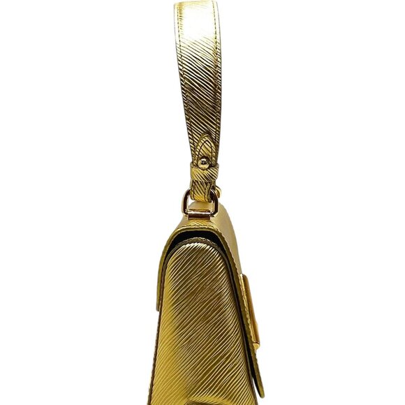 (S6) Louis Vuitton Hand Bag Twist PM Gold Epi Leather - Picture 4 of 13